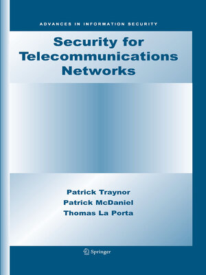 cover image of Security for Telecommunications Networks